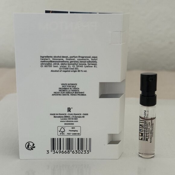 🎩New🎩 Rabanne Phantom Intense Eau de Parfum Natural Spray 0.05 FL OZ, 1.5 mL - Picture 6 of 6